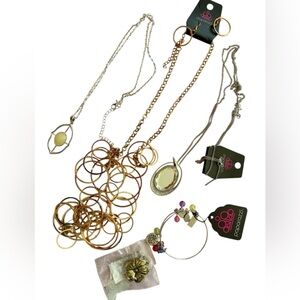 Paparazzi Jewelry Lot - Necklaces, Bracelet, & Broach